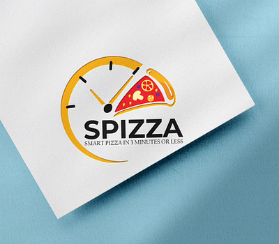 SPIZZA Logo branding design graphic design illustration logo typography vector