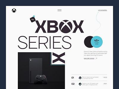 Xbox Wireless Controller Web animation clean creative design dribbble ecommerce interface landing page minimal popular shot saidul islam typography ui ui design uiux uxdesign visual design web website design xbox