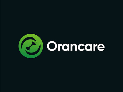 Orancare logo agricultural agro logo brand identity branding care creative logo eco green health leaf logo logo design minimal modern logo natural nature nutrition organic plant vegan