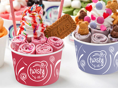 Delicious twist! branding design graphic design logo