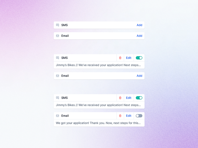 Add SMS / Email - Template add add template apollo automation content preview create create template email email template hiring hubspot job lusha preview sales salesforce sms sms tempalte template zoominfo