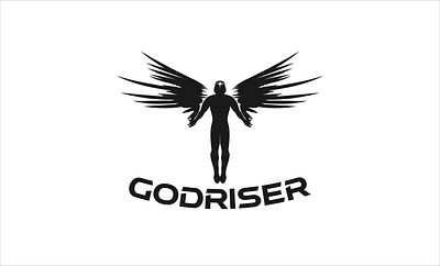 GODRISER branding design graphic design illustration lettermark logo minimalist typography ui vector