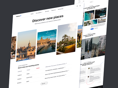 Yoikino - Trip Agency Landing Page aboard accomodation airbnb book booking design holiday hotel mobile reservation travel travel agency travelling trip trip agency ui ui design uiux vacation vacation agency