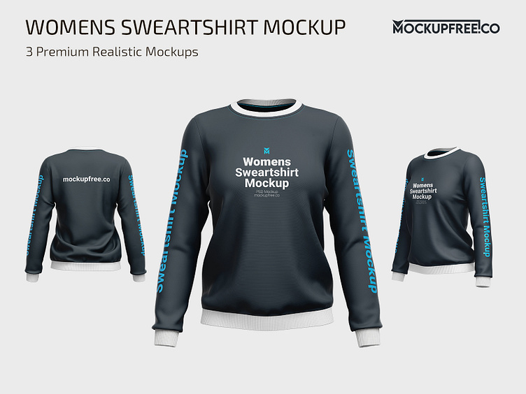 Women’s Sweartshirt Mockup by mockupfree.co on Dribbble