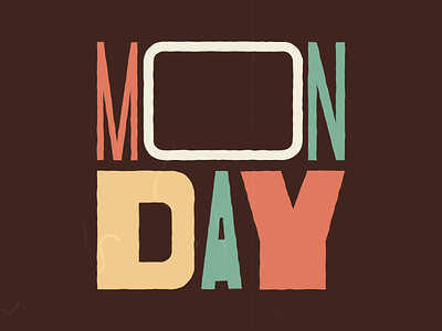 Monday Vibes 2d after effects animation design funny instagram lettering lettering animation monday monday vibes motion motion graphics motion work simple smooth text text animation text motion vibes work hard