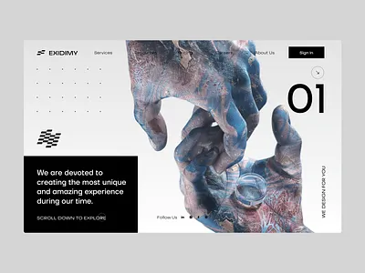 Agency Landing Page agency awsmd cool website hero home homepage landing landing page logo site trendy userinterface web web design web page web site webpage