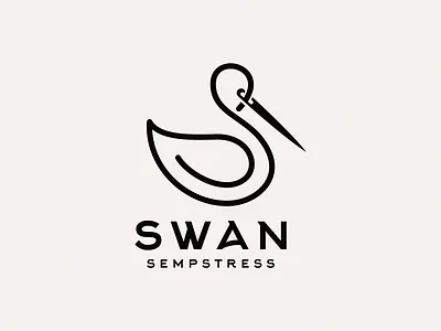 swan /sempstress/ logo sempstress swan
