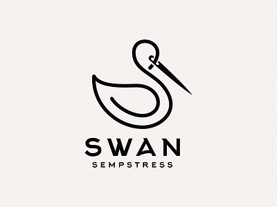swan /sempstress/ logo sempstress swan