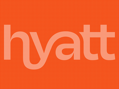 Hyatt Logotype Design brand identity branding dribbble graphicdesign grid grid sistem lettering logo logo design logo designer logo type logodesign logotipo logotype logotype design type design typemark typography