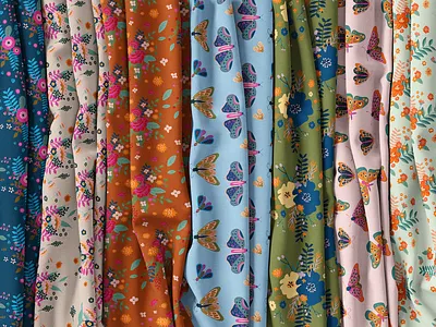 10 patterns [100+ nature vector illustrations] assets design assets floral flower illustration insects nature patterns textures