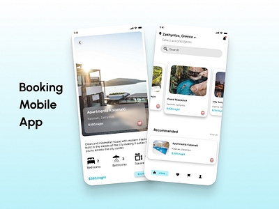 Booking Mobile App app design graphic design ui ux