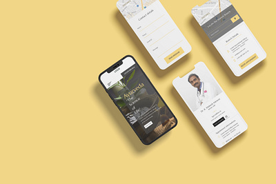 Ayucare - Ayurvedic Clinic Web app Design app ayurveda app ayurveda web app ayurvedic app design mobile ui ux web app web app ui web app uiux