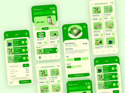 App UI / UX design - Ovaleaf app design app ui design app uiux product design ui design ux design