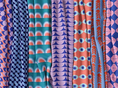 100 PATTERNS [262 Mosaic Geometric Elements] assets color colorful design assets geometric illustration mosaic patterns shapes textures vector