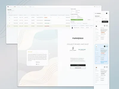 Style Theory Marketplace back office table design responsive web table ui ui design ux