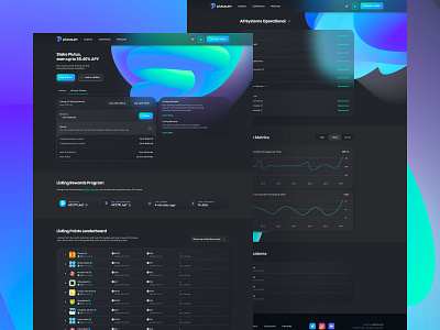 Cardano NFTs Decentralized Platform 😍 3d animation blockchain branding crypto crypto design cryptocurrency design graphic design illustration interface logo ui web