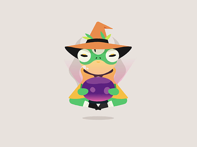 Ancient Frog ae aftereffects ancient animation berg character design frog graphic halloween illustration motion mystic shamanic spooky