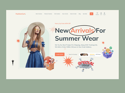 E-commerce - fashion website❣ branding clothing store dashboard e commerce ecommerce ecommerce app fashion e commerce. fashion store figma compatible online shop product landing page design ui web ui kit