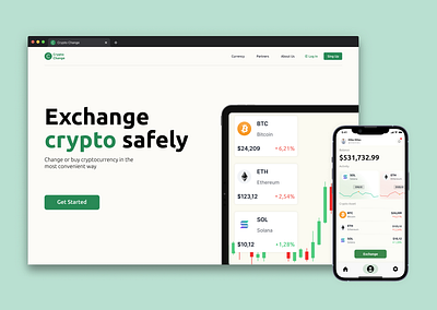 Fintech Website and App Cryptocurrency Exchanger android application branding crypto cryptocurrency custom design fintech fintech design flutter graphic design ios landing page mobile app mobile application ui ux web design web development website design wordpress