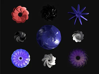 Cinema 4d Flowers mediator 3d cinema cinema4d flowers illustration light material mediator modeling music render