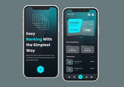 Banking Mobile App app branding design graphic design logo typography ui ux