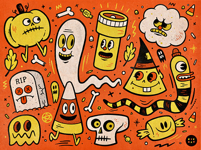 Happy Halloween! applepencil halloween illustration ipadpro procreate sketch sketchbook