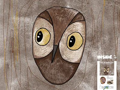 Owl be seeing you! book cover character child children children book iguana illustration owl procreate story watercolor watercolour