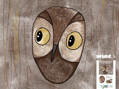 Owl be seeing you! book cover character child children children book iguana illustration owl procreate story watercolor watercolour