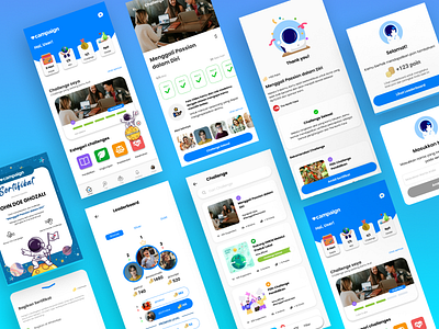 Re-design gamification Campaign Apps branding dailyui design illustration screen ui