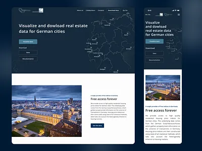 Analytic platform design homepage ui ux