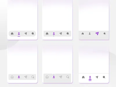 Tab Bar style with Navigation Tab Bar vol.1 branding design graphic design material design motion graphics tab bar ui ui kit