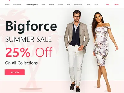 Fashion Store agency website design branding design graphic design illustration logo modern website design typography ui web design