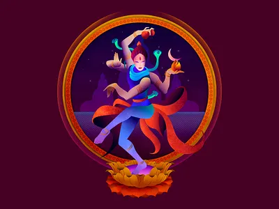 Shivaratri buddhism chandra lacombe geometry illustration mantra shiva shivaratri symbolism vector