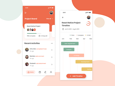 Project Management design management mobile app mobile app design ui ui ux ux ui designer hanoi