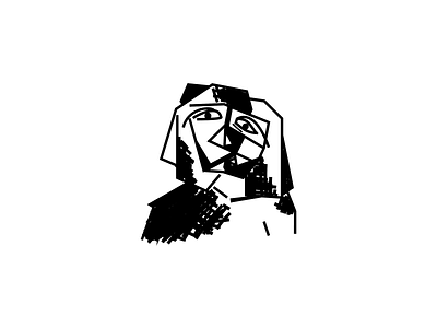 Head 2 abstract art comic cubism digital art face head illustration picasso sketch
