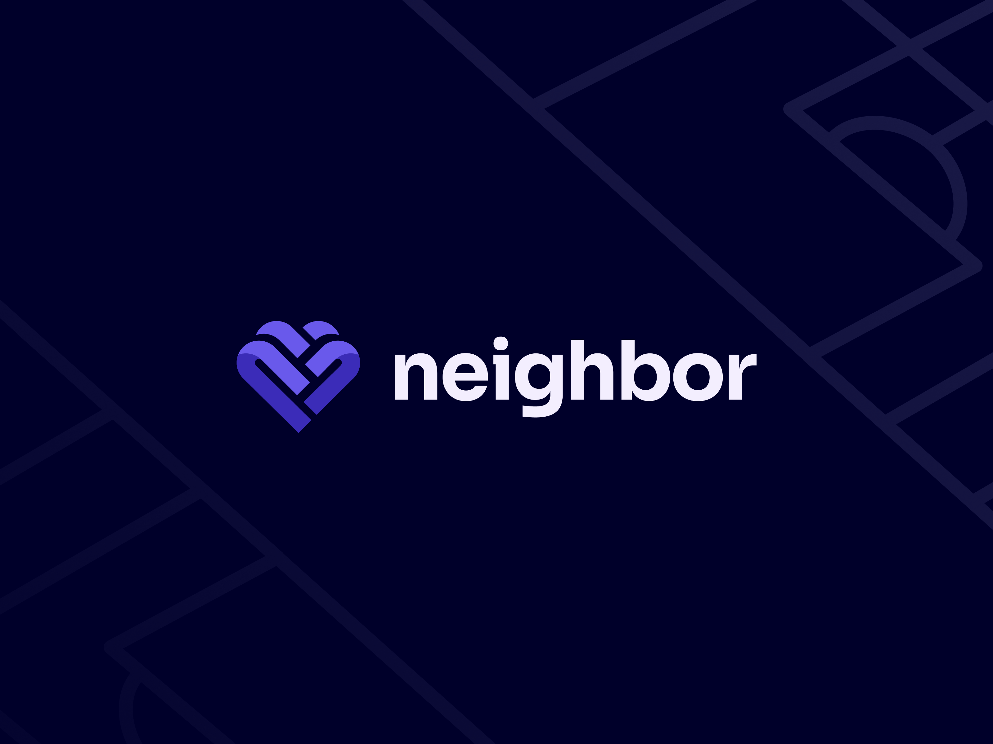 Neighbor - Brand branding design logo technology ui