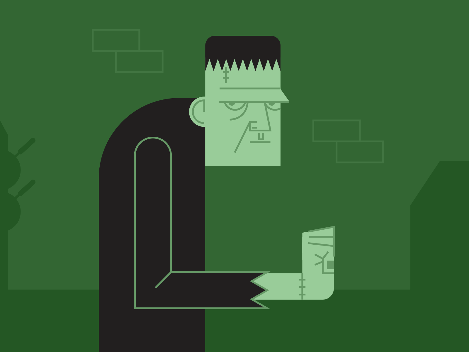 Monster Mash frankenstein halloween illustraion illustration illustration art illustration digital illustrations monstermash october seattle