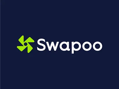 Swapoo Logo Design asrafuluix best logo branding design flat icon iconic logo illustration logo minimal modern logo swap logo swapoo logo swapoo logo design tech logo typography ui