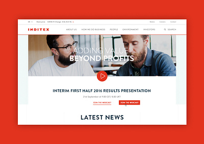 Inditex Corporate Website