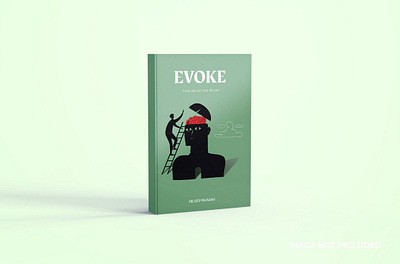 Evoke Cover Design book branding coverpage design graphic design illustration mockup package design