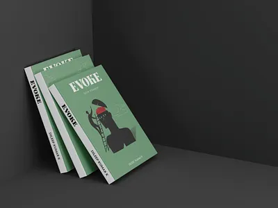 Evoke - Cover Page Design branding business design illustration mockup package design vector