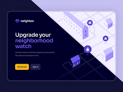 Neighbor - Website branding ui web design web development