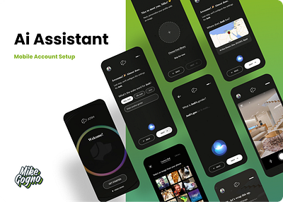 Ai Assistant | Mobile Account Setup ai artificialintelligence digitalassistant mobile productdesign uiux user interface