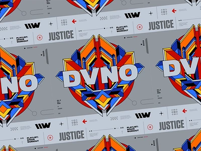 Justice – DVNO 70s animated artwork bashbashwaves because music clockwork design dvno ed banger ed rec illustration justice loop mechanical motion design playlist rhox typography vintage vinyl