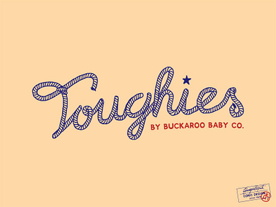 Toughies american branding california clothes clothing cowboy fashion logo design merchendise retro rope south southern star streetwear vintage west western