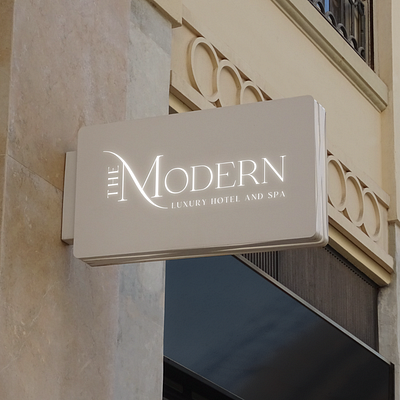 The Modern - A Luxury Hotel and Spa adobe adobe illustrator brand design brand identity branding branding agency branding design design illustration logo