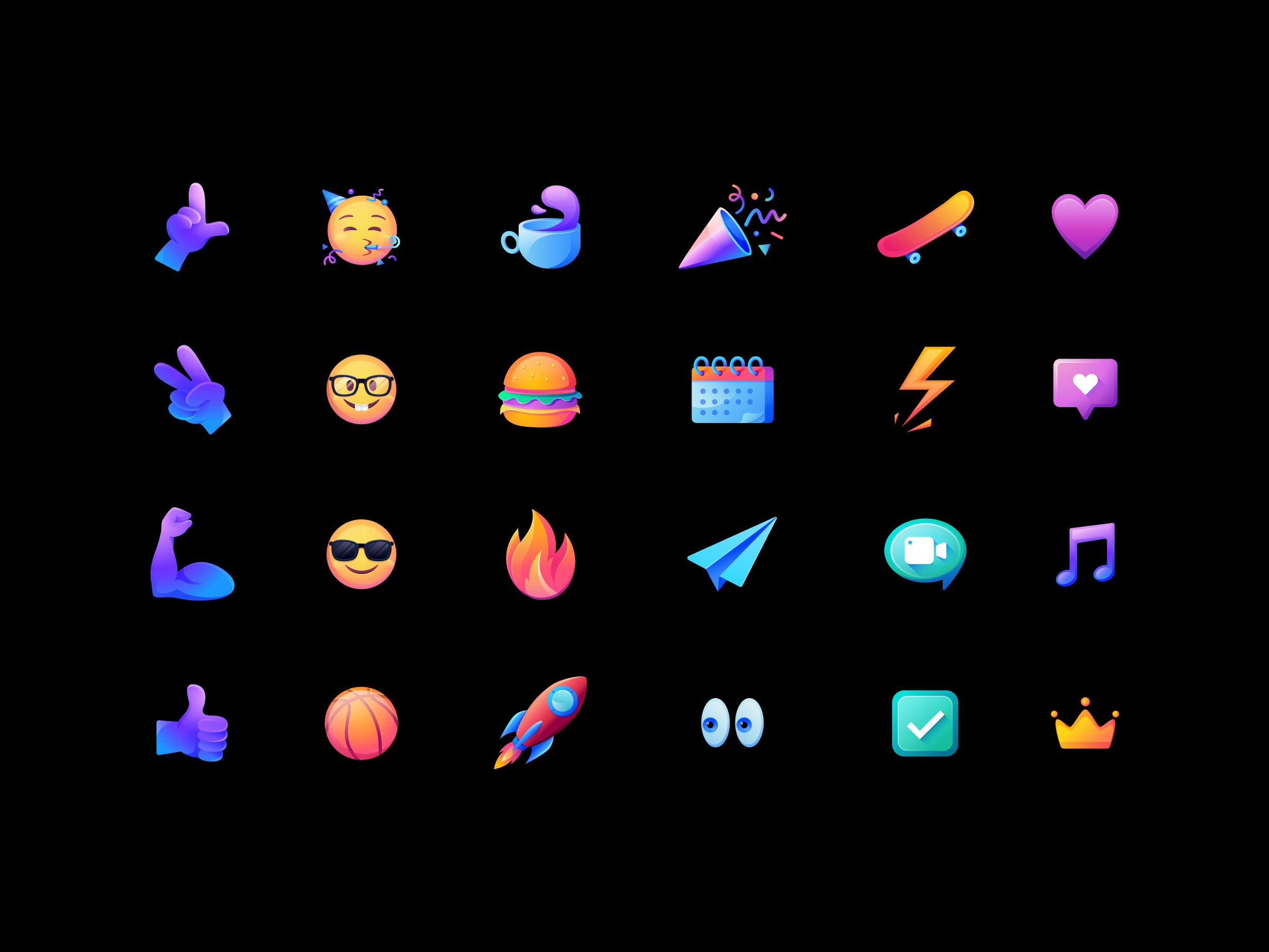 Example of Icon Pack (4 Icons)