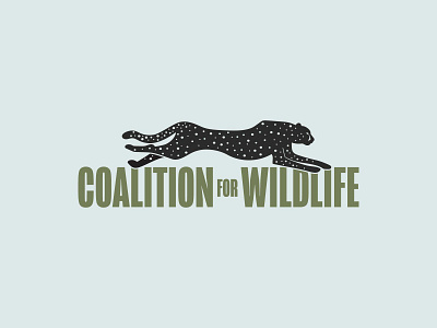 Wildlife Conservation Logo branding cheetah conservation logo nonprofit wildlife