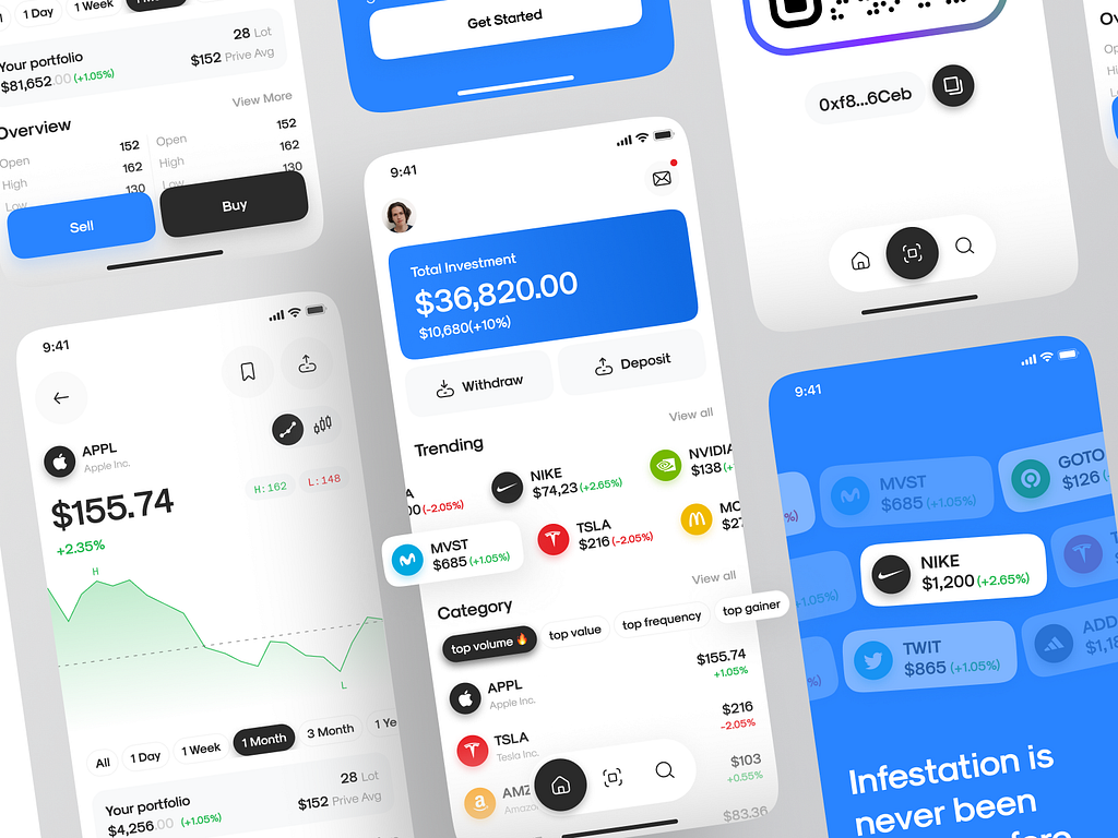 Finance Mobile App Design by Happy Tri Milliarta for Odama on Dribbble