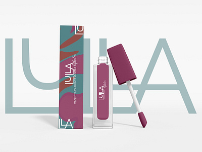 Product mockup for Lulla lipbalm branding design graphic design icon illustration logo typography vector